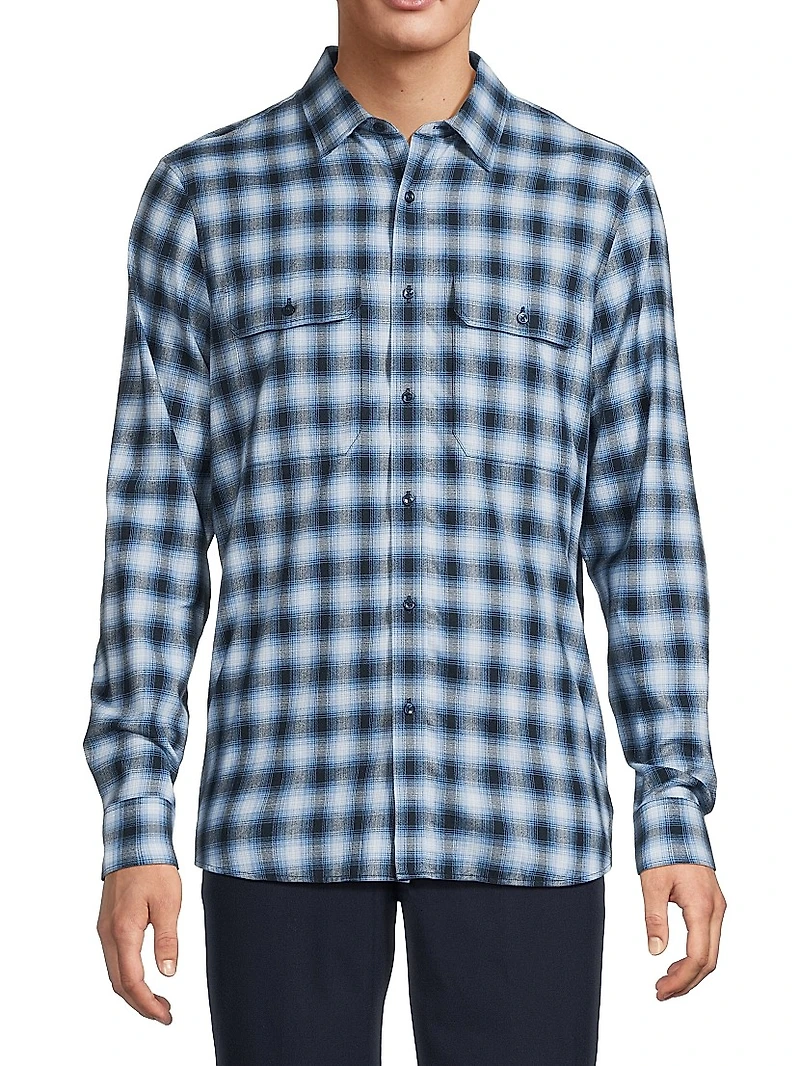 Plaid Cotton Classic-Fit Shirt