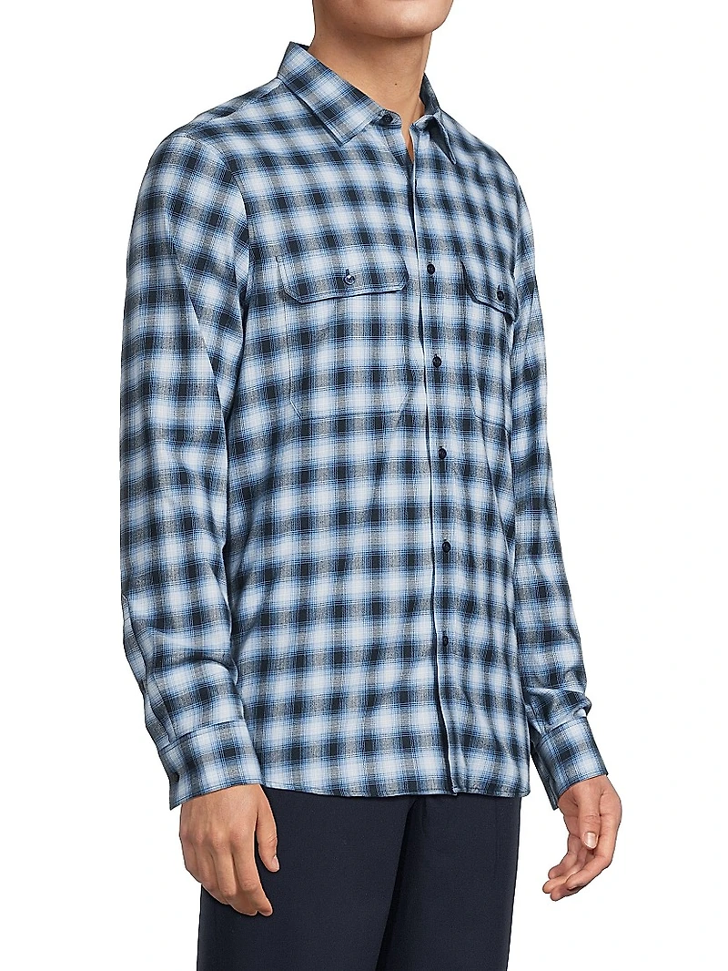Plaid Cotton Classic-Fit Shirt