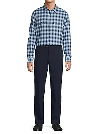 Plaid Cotton Classic-Fit Shirt