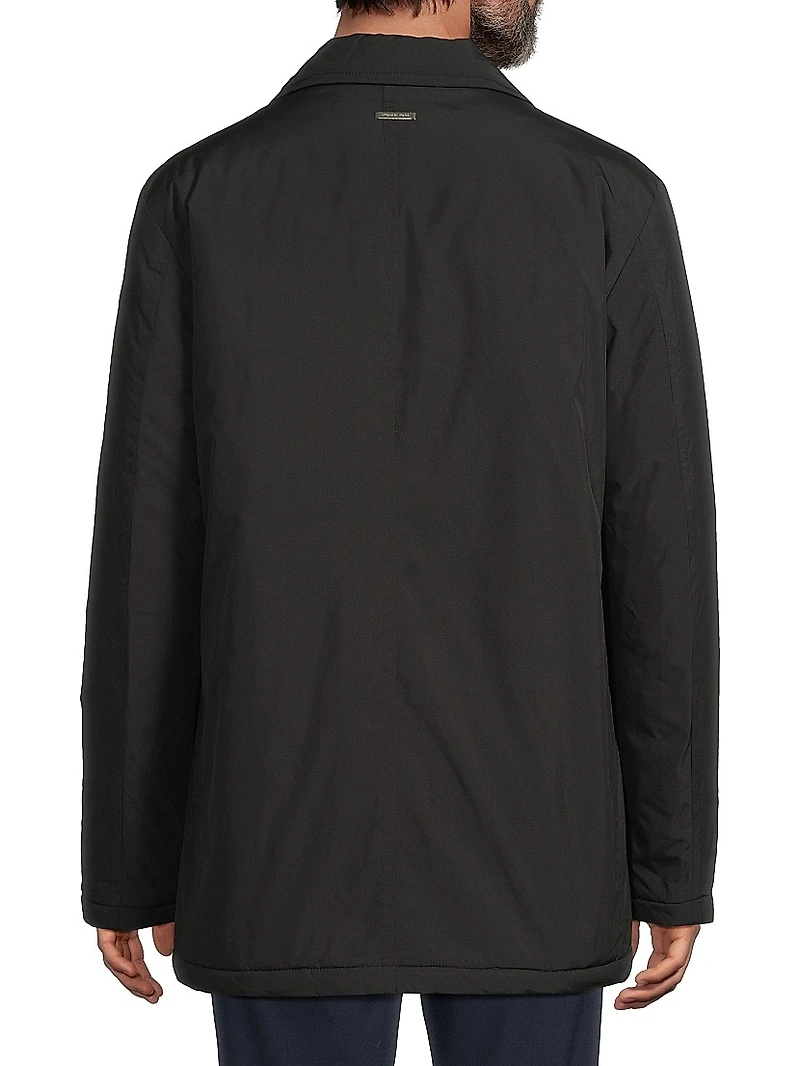 Water Resistant Double-Breasted Peacoat