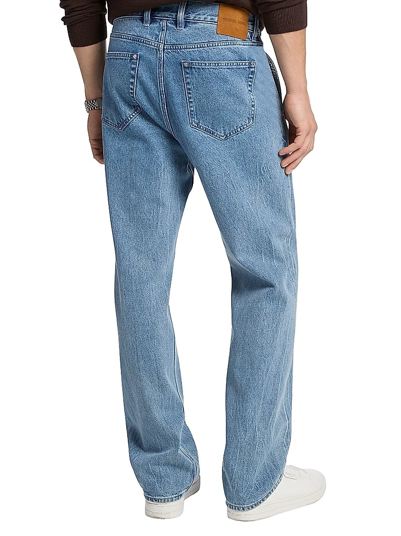 Finn Stretch-Cotton Straight-Leg Jeans