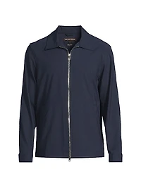 Stretch Technical Zip-Up Shirt