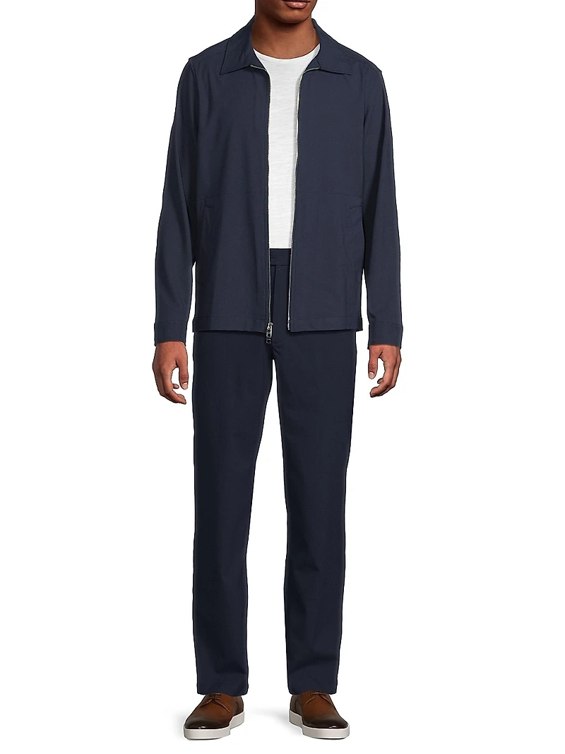 Stretch Technical Zip-Up Shirt