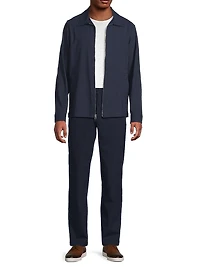 Stretch Technical Zip-Up Shirt