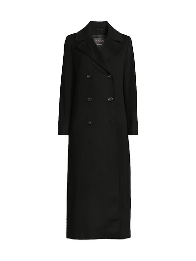 Icons Wool-Cashmere Double-Breasted Coat