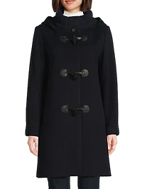 Icons Wool-Blend Toggle Coat