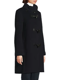 Icons Wool-Blend Toggle Coat