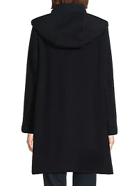 Icons Wool-Blend Toggle Coat