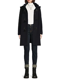 Icons Wool-Blend Toggle Coat