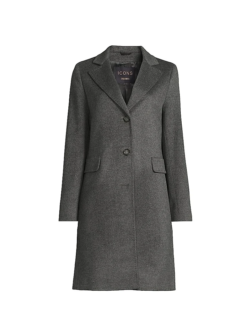 Icons Wool-Cashmere Mid-Length Coat