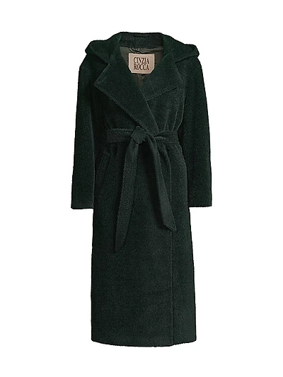 Belted Hooded Coat