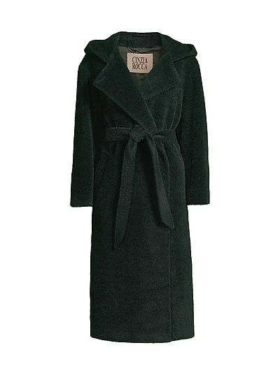 Belted Hooded Coat