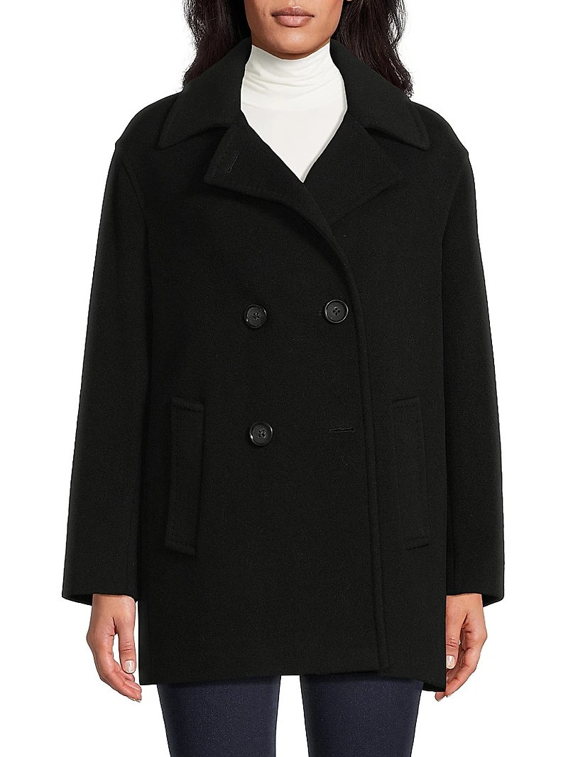 Icons Notch Collar Peacoat