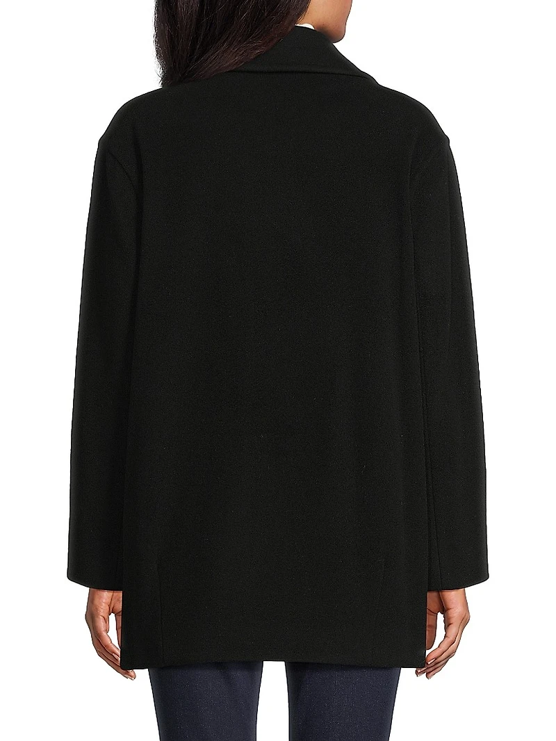 Icons Notch Collar Peacoat