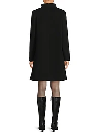 Icons Envelope Collar Mid Length Coat