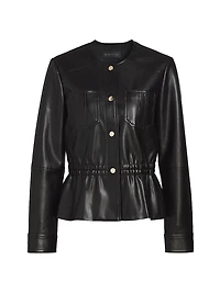 Aliza Faux-Leather Jacket