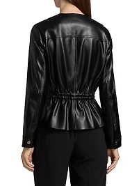 Aliza Faux-Leather Jacket