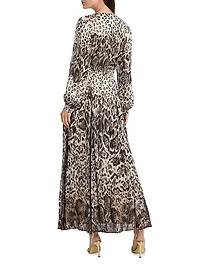 Alba Printed Silk-Blend Maxi Dress