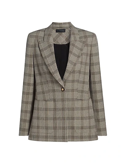 Elodie Plaid Blazer