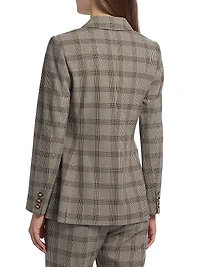 Elodie Plaid Blazer