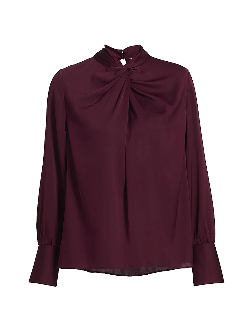 Lola Silk-Blend Blouse