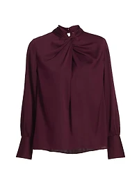 Lola Silk-Blend Blouse