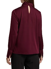 Lola Silk-Blend Blouse