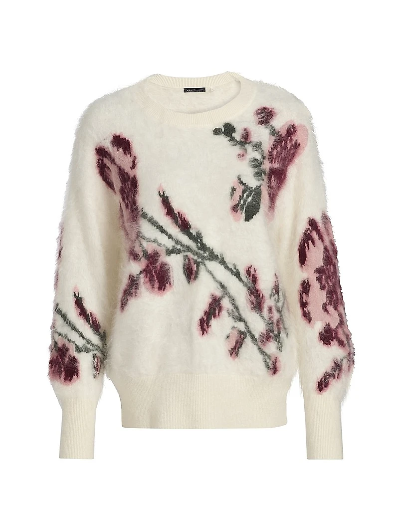 Roberta Floral Cashmere Sweater