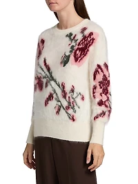 Roberta Floral Cashmere Sweater