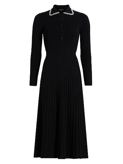 Penny Cashmere Midi-Sweaterdress