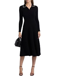 Penny Cashmere Midi-Sweaterdress