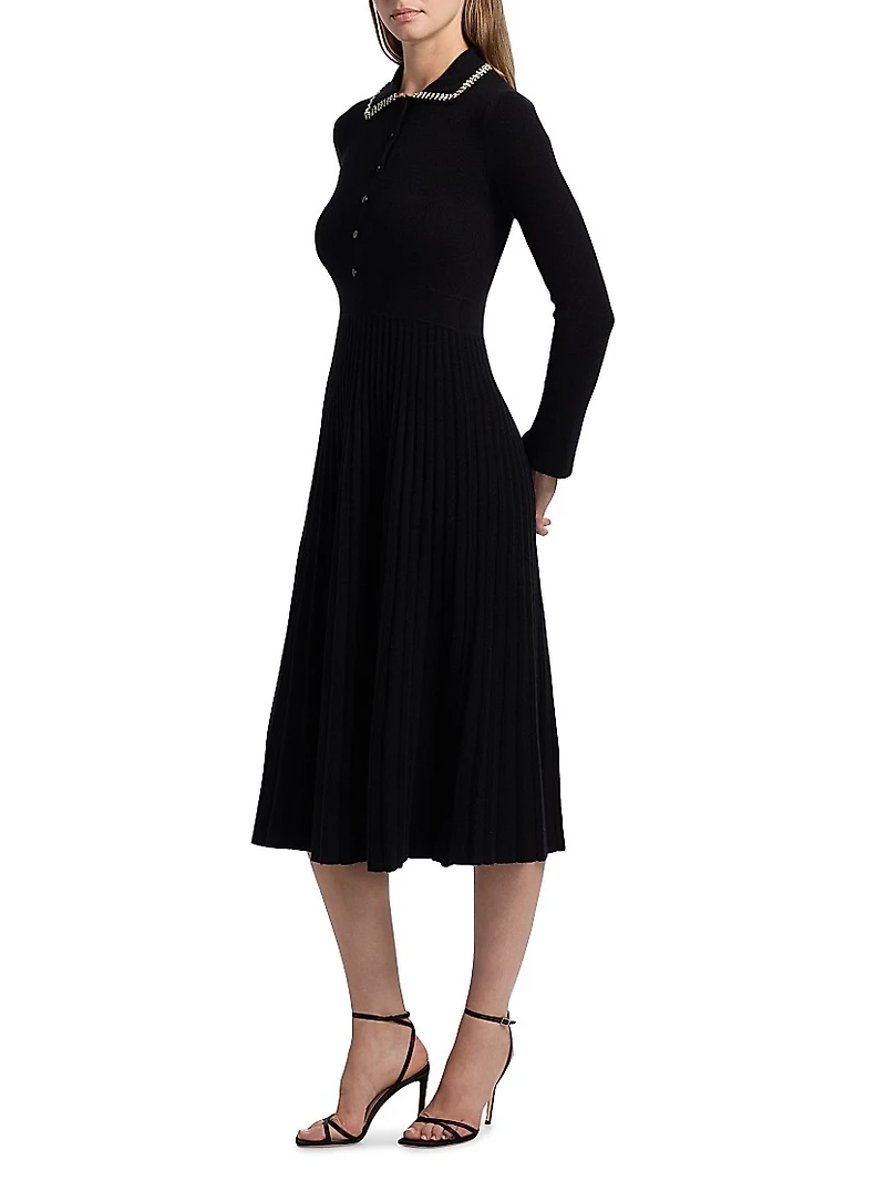 Penny Cashmere Midi-Sweaterdress