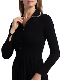 Penny Cashmere Midi-Sweaterdress