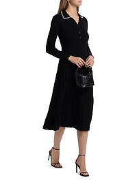 Penny Cashmere Midi-Sweaterdress