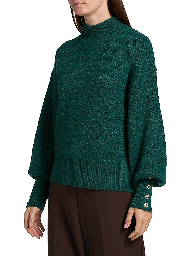 Tricia Turtleneck Cashmere Sweater