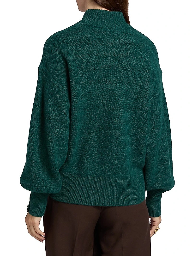 Tricia Turtleneck Cashmere Sweater