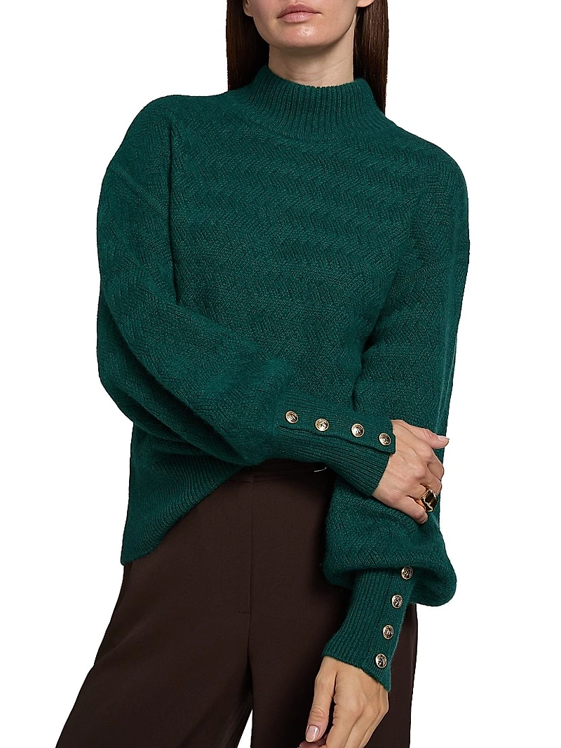 Tricia Turtleneck Cashmere Sweater