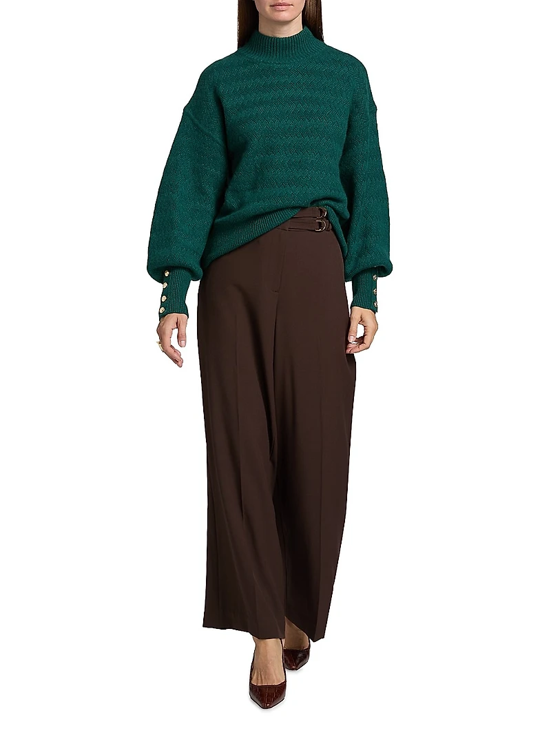 Tricia Turtleneck Cashmere Sweater