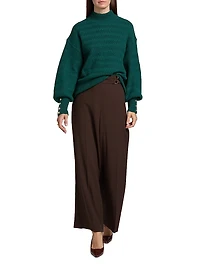 Tricia Turtleneck Cashmere Sweater