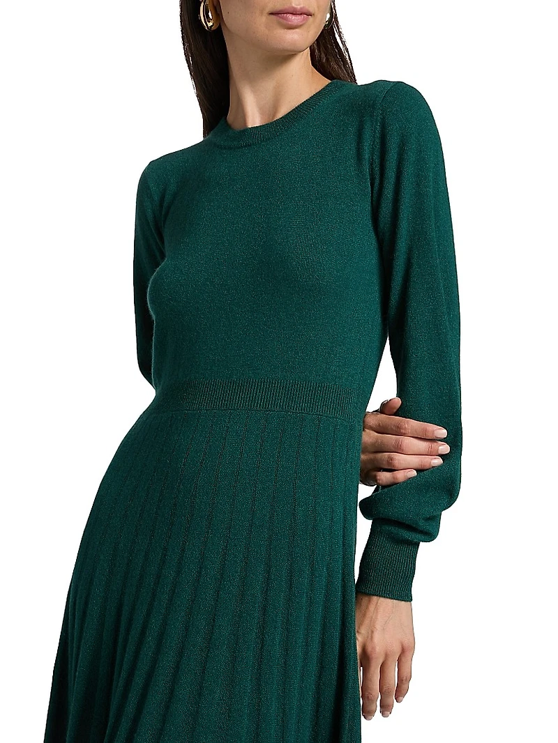 The Aviva Cashmere Midi-Dress
