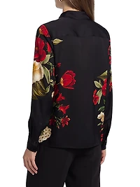Shae Floral Silk Blouse