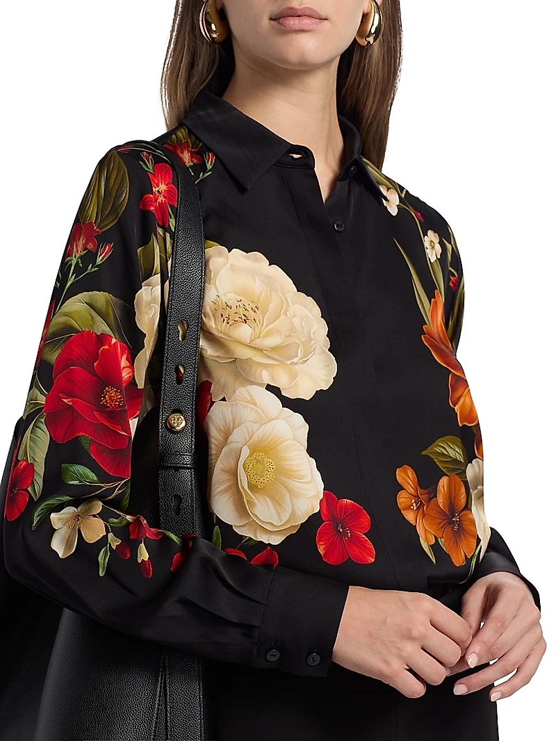 Shae Floral Silk Blouse