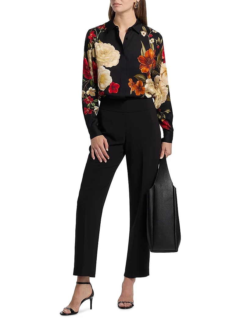 Shae Floral Silk Blouse