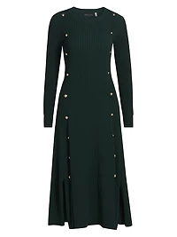 Tamara Rib-Knit Midi-Sweaterdress