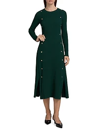 Tamara Rib-Knit Midi-Sweaterdress