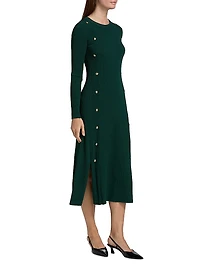 Tamara Rib-Knit Midi-Sweaterdress