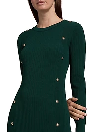 Tamara Rib-Knit Midi-Sweaterdress