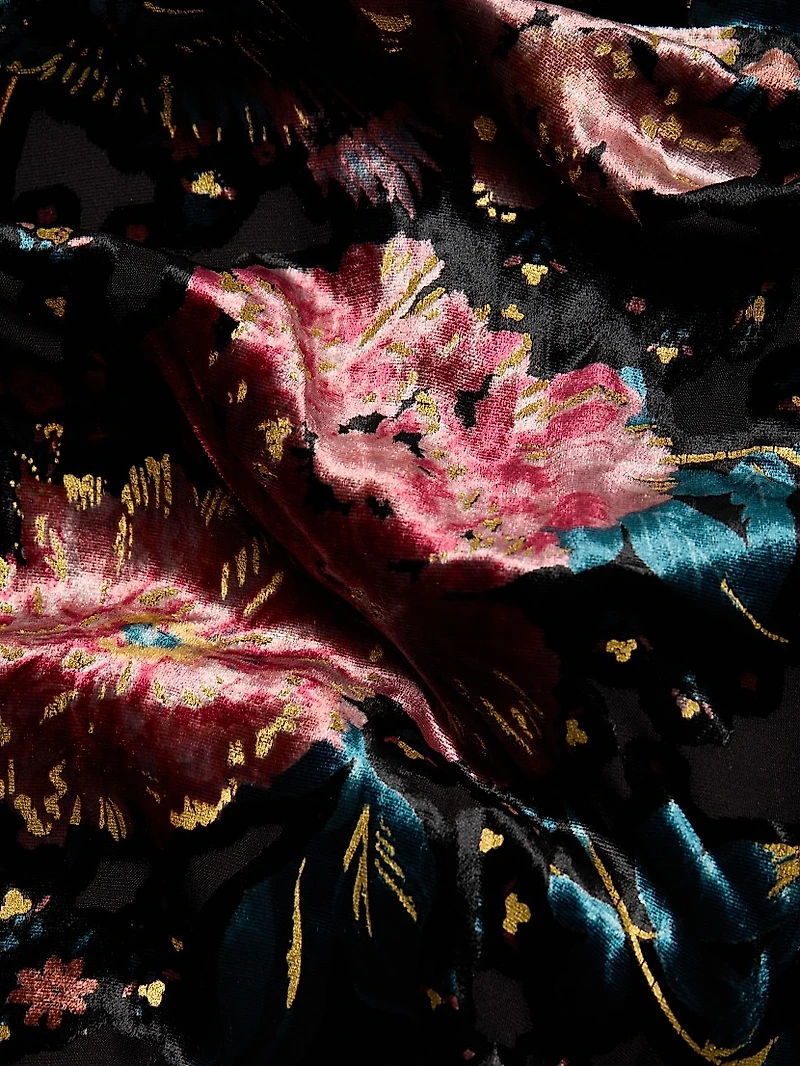 Becca Floral Midi-Dress
