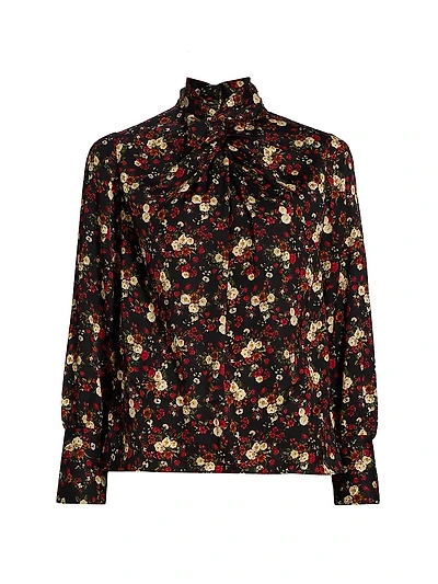 Lola Floral Silk Blouse