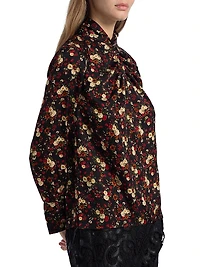 Lola Floral Silk Blouse